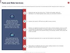 Park and ride services ppt powerpoint presentation professional infographics