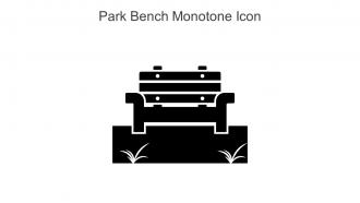 Park Bench Monotone Icon In Powerpoint Pptx Png And Editable Eps Format
