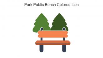 Park Public Bench Colored Icon In Powerpoint Pptx Png And Editable Eps Format