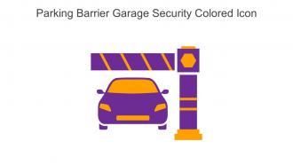 Parking Barrier Garage Security Colored Icon In Powerpoint Pptx Png And Editable Eps Format