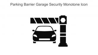 Parking Barrier Garage Security Monotone Icon In Powerpoint Pptx Png And Editable Eps Format