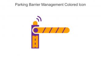 Parking Barrier Management Colored Icon In Powerpoint Pptx Png And Editable Eps Format