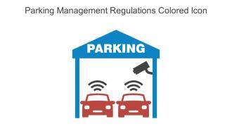 Parking Management Regulations Colored Icon In Powerpoint Pptx Png And Editable Eps Format