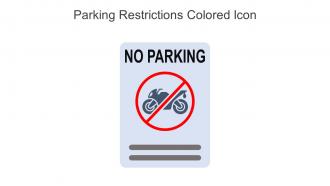 Parking Restrictions Colored Icon In Powerpoint Pptx Png And Editable Eps Format