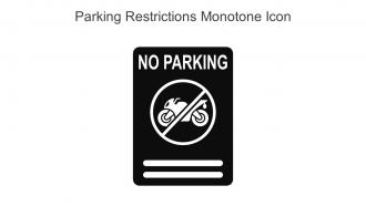 Parking Restrictions Monotone Icon In Powerpoint Pptx Png And Editable Eps Format