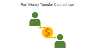 Part Money Transfer Colored Icon In Powerpoint Pptx Png And Editable Eps Format