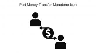 Part Money Transfer Monotone Icon In Powerpoint Pptx Png And Editable Eps Format