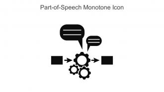 Part Of Speech Monotone Icon In Powerpoint Pptx Png And Editable Eps Format