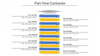 Part time contractor ppt powerpoint presentation infographics background cpb