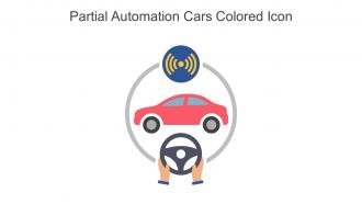Partial Automation Cars Colored Icon In Powerpoint Pptx Png And Editable Eps Format