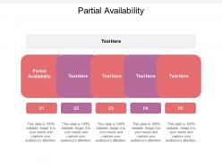 Partial availability ppt powerpoint presentation portfolio show cpb