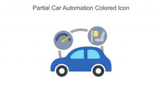 Partial Car Automation Colored Icon In Powerpoint Pptx Png And Editable Eps Format