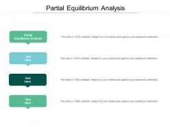 Partial equilibrium analysis ppt powerpoint presentation summary outline cpb