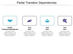 Partial transitive dependencies ppt powerpoint presentation ideas layouts cpb