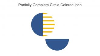 Partially Complete Circle Colored Icon In Powerpoint Pptx Png And Editable Eps Format