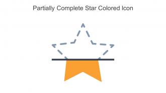 Partially Complete Star Colored Icon In Powerpoint Pptx Png And Editable Eps Format