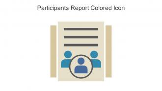 Participants Report Colored Icon In Powerpoint Pptx Png And Editable Eps Format