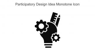 Participatory Design Idea Monotone Icon In Powerpoint Pptx Png And Editable Eps Format