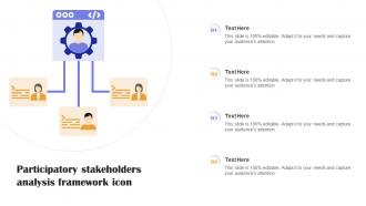 Participatory Stakeholders Analysis Framework Icon