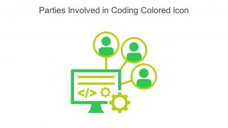 Parties Involved In Coding Colored Icon In Powerpoint Pptx Png And Editable Eps Format