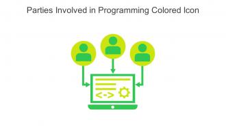 Parties Involved In Programming Colored Icon In Powerpoint Pptx Png And Editable Eps Format