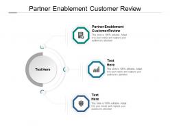 Partner enablement customer review ppt powerpoint presentation layouts outline cpb