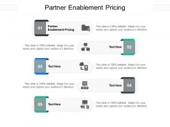 Partner enablement pricing ppt powerpoint presentation infographics pictures cpb