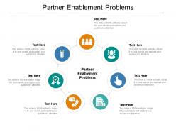 Partner enablement problems ppt powerpoint presentation infographic template display cpb