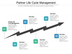 Partner life cycle management ppt powerpoint presentation icon slides cpb