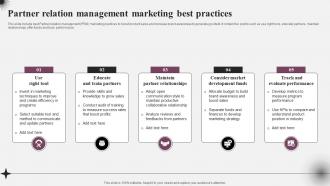 Partner Relation Management Marketing Best Practices