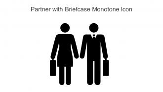 Partner With Briefcase Monotone Icon In Powerpoint Pptx Png And Editable Eps Format