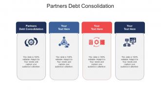 Partners debt consolidation ppt powerpoint presentation show inspiration cpb