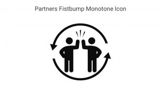 Partners Fistbump Monotone Icon In Powerpoint Pptx Png And Editable Eps Format