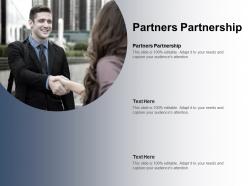 Partners partnership ppt powerpoint presentation infographic template format cpb