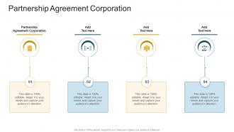 Partnership Agreement Corporation In Powerpoint And Google Slides Cpb