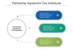 Partnership agreement two individuals ppt powerpoint presentation professional cpb