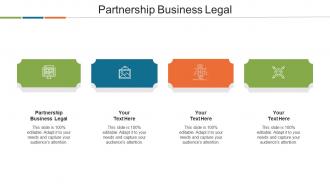 Partnership Business Legal Ppt Powerpoint Presentation Visual Aids Pictures Cpb