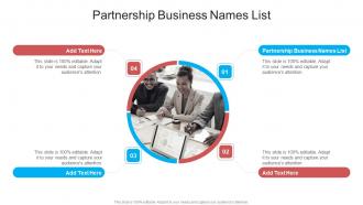 Partnership Business Names List In Powerpoint And Google Slides Cpb