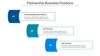 Partnership Business Positions Ppt Powerpoint Presentation Ideas Grid Cpb
