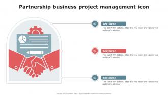 Partnership Business Project Management Icon