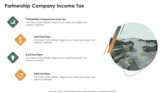 Partnership Company Income Tax In Powerpoint And Google Slides Cpb