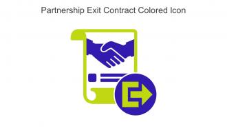 Partnership Exit Contract Colored Icon In Powerpoint Pptx Png And Editable Eps Format