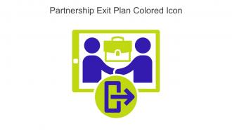 Partnership Exit Plan Colored Icon In Powerpoint Pptx Png And Editable Eps Format