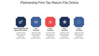 Partnership firm tax return file online ppt powerpoint presentation icon shapes cpb