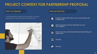 Partnership proposal powerpoint presentation slides