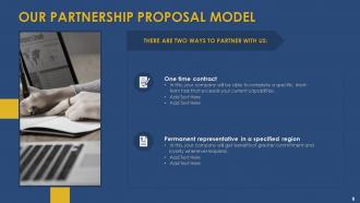 Partnership proposal powerpoint presentation slides