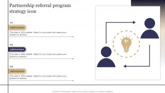 Partnership Referral Program Strategy Icon