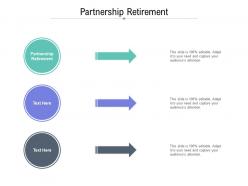 Partnership retirement ppt powerpoint presentation infographics show cpb