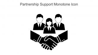Partnership Support Monotone Icon In Powerpoint Pptx Png And Editable Eps Format