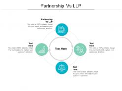 Partnership vs llp ppt powerpoint presentation visual aids background images cpb